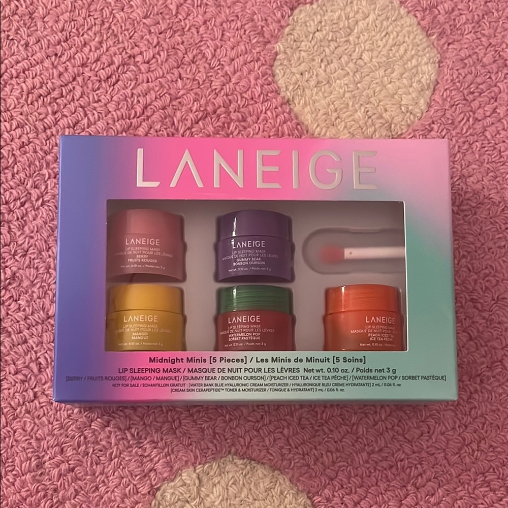 LANEIGE Midnight Minis Lip Sleeping Mask Set - Picture 1 of 2